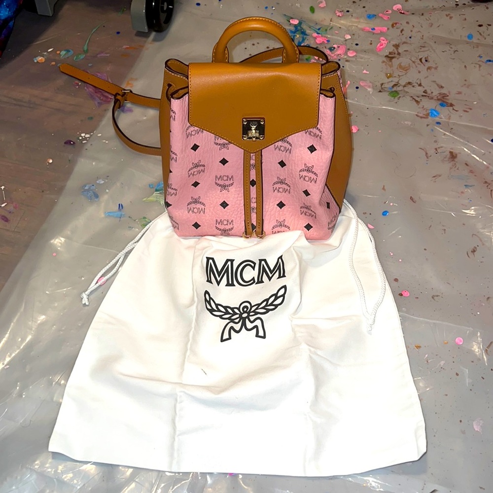 MCM Pink Backpack/Handbag